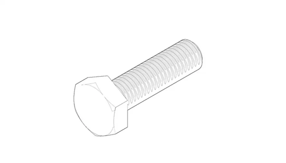 DORNBRACHT Befestigung Sechskantschraube ERSATZTEILE 093030072 M10 x 35 mm, 09303007290 Galeriebild 1